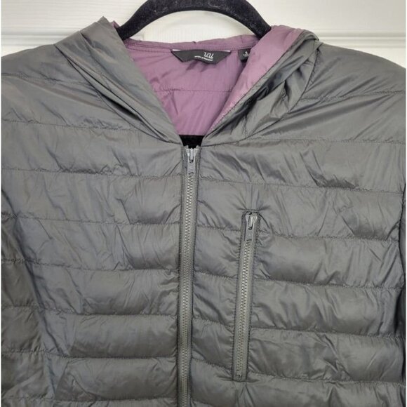 UNIQLO UNDERCOVER Unisex Gray Size Small S Down Full Zip Puffer Sweater - Picture 2 of 9